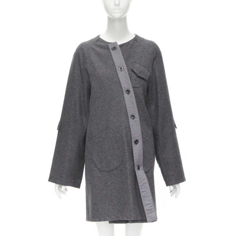 Miu Miu MIU MIU grey cashmere wool blend asymmetr… - image 1