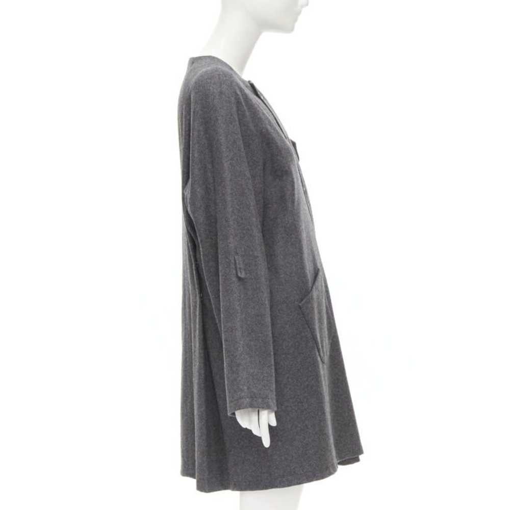 Miu Miu MIU MIU grey cashmere wool blend asymmetr… - image 5