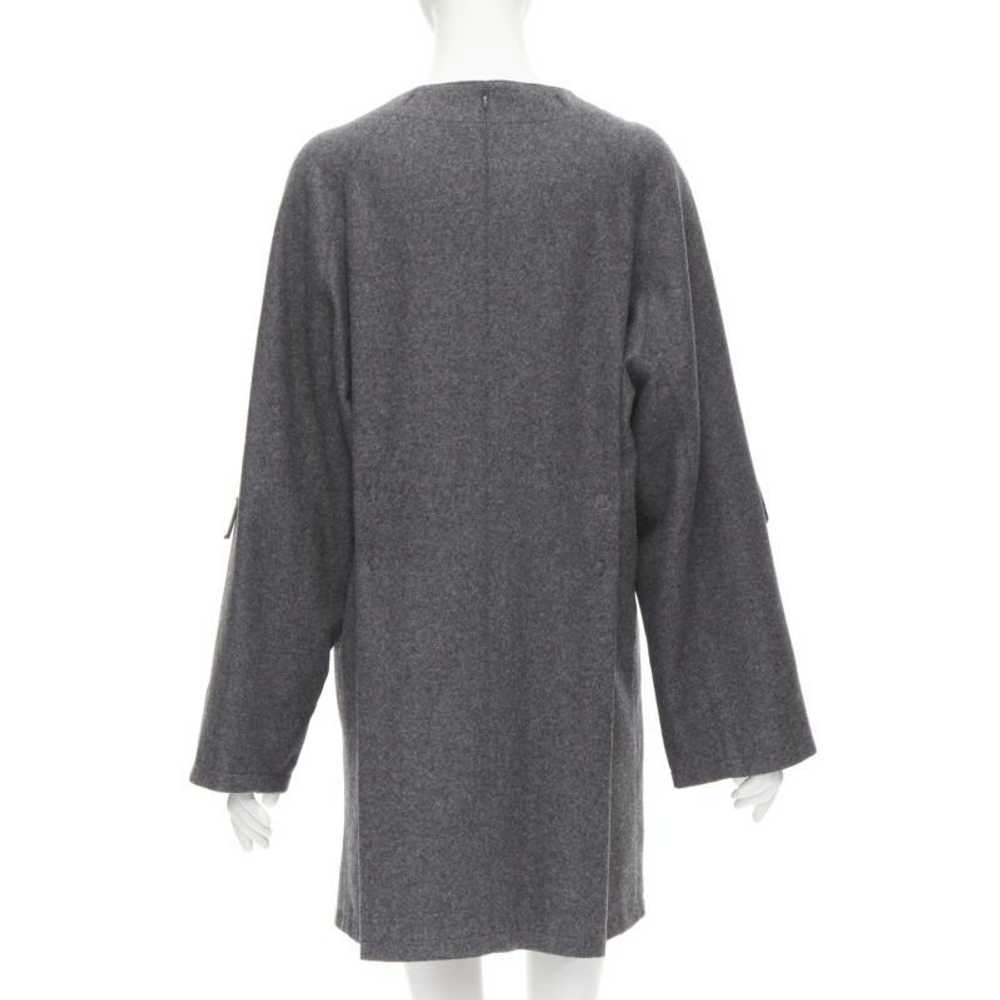 Miu Miu MIU MIU grey cashmere wool blend asymmetr… - image 6