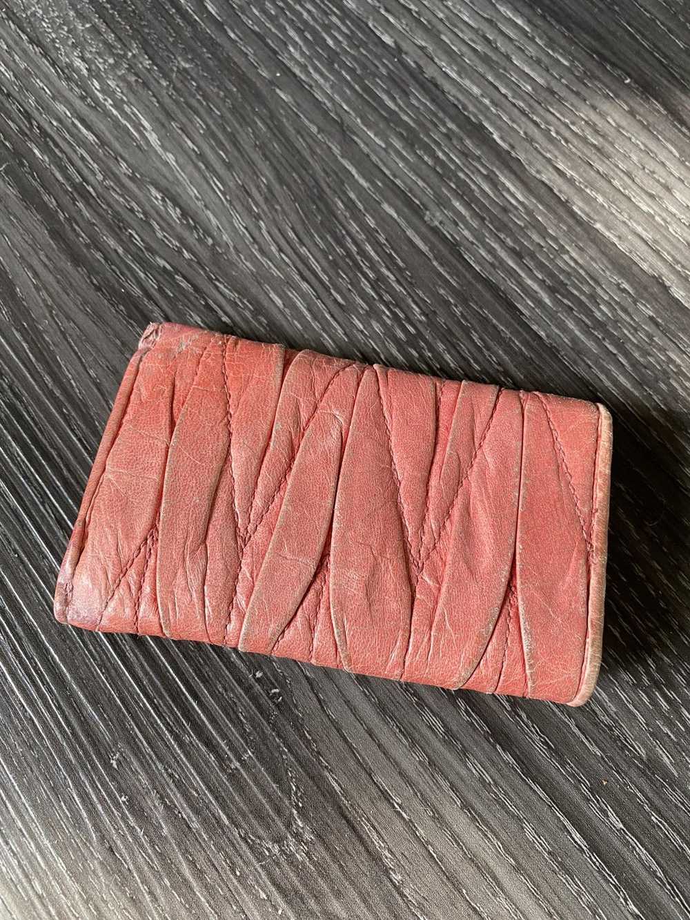 Miu Miu Miu miu pink key card case - image 2