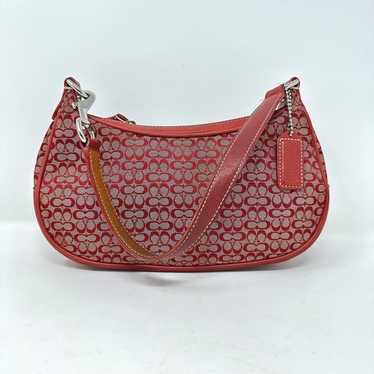 vintage coach old Suede mini Boston 赤 vintage coach old Suede mini Boston 赤 vintage coach old