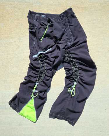 パンツ 90s 00s macgear rave pants Vintage Macgear Pants Wide Leg Cyber Goth Raver Pants