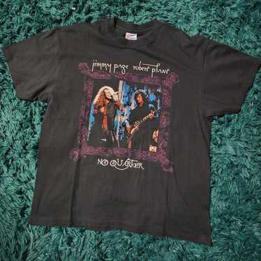 トップス Jimmy page Robert plant 1995 T-shirt XL VINTAGE 1995 JIMMY PAGE ROBERT PLANT LED ZEPPELIN ZOSO TOUR