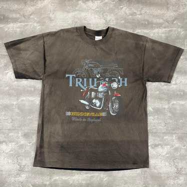 トップス 90s TRIUMPH vintage tee Vintage 80s 90s Triumph Motorcycles Racing T Shirt Great