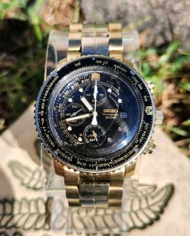 Seiko flightmaster 7t62-0eb0 chronograph - Gem