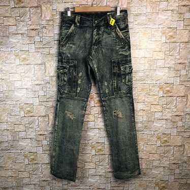 semanticdesign DL Semantic Design Blue Distressed… - image 1