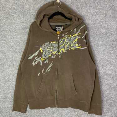Vintage fox racing hoodie - Gem