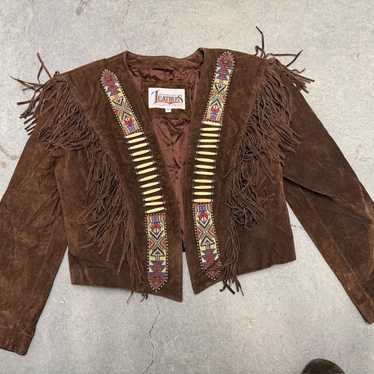 【DIAMOND LEATHERS】LEATHER WESTERN JACKET Diamond leathers jacket womens - Gem