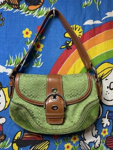 バッグ COACH SOHO Handbag shoulderbag suede Y2K Vintage Pink Coach Suede Soho Shoulder Bag 🩷🍯🎀S♡LD