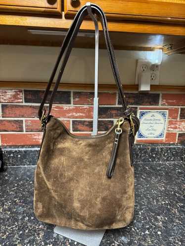 Vintage suede hobo coach - Gem