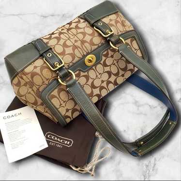 極美品 vintage coach old mini Boston Black 極美品 vintage coach old mini Boston Black