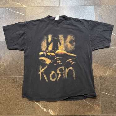 90s ビンテージ KORN Tシャツ Giantタグ XL 黒 90s ビンテージ KORN Tシャツ Giantタグ グレー XL 90s