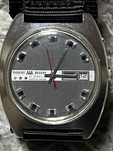 ORIENT AAA DELUXE 自動巻き腕時計 ORIENT AAA DELUXE SWIMMER機械式自動巻き メンズ 稼働品