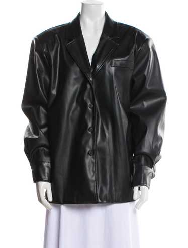 Source Unknown Evening Jacket Black Pointed Collar - image 1