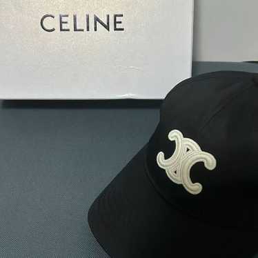 CELINE TRIOMPHE BASEBALL CAP 限定品　美品 楽天市場】CELINE セリーヌ Triomphe Baseball Cap ベースボール