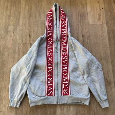 トップス Supreme Brushed Zip Up Hooded Sweatshirt Supreme Brushed Zip Up Hooded Sweatshirt Navy Men's - FW23 - US