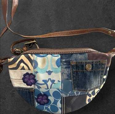 Coach denim patchwork crossbody - Gem