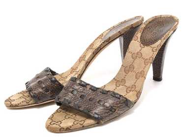 Gucci vintage monogram heels - Gem