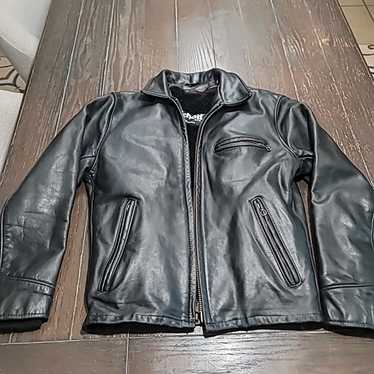 ジャケット・アウター 90s Schott AT101 riders leather jacket Schott Perfecto Double Leather Riders Jacket Size 34 Made in