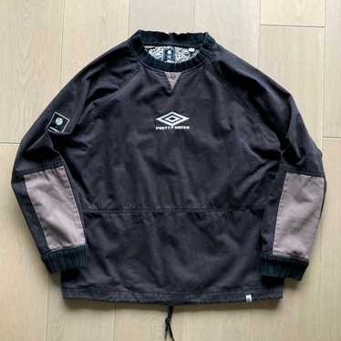 ジャケット・アウター Pretty Green x Umbro Maine Road Shell PRETTY GREEN X UMBRO Retro Zip Up Hooded Jacket