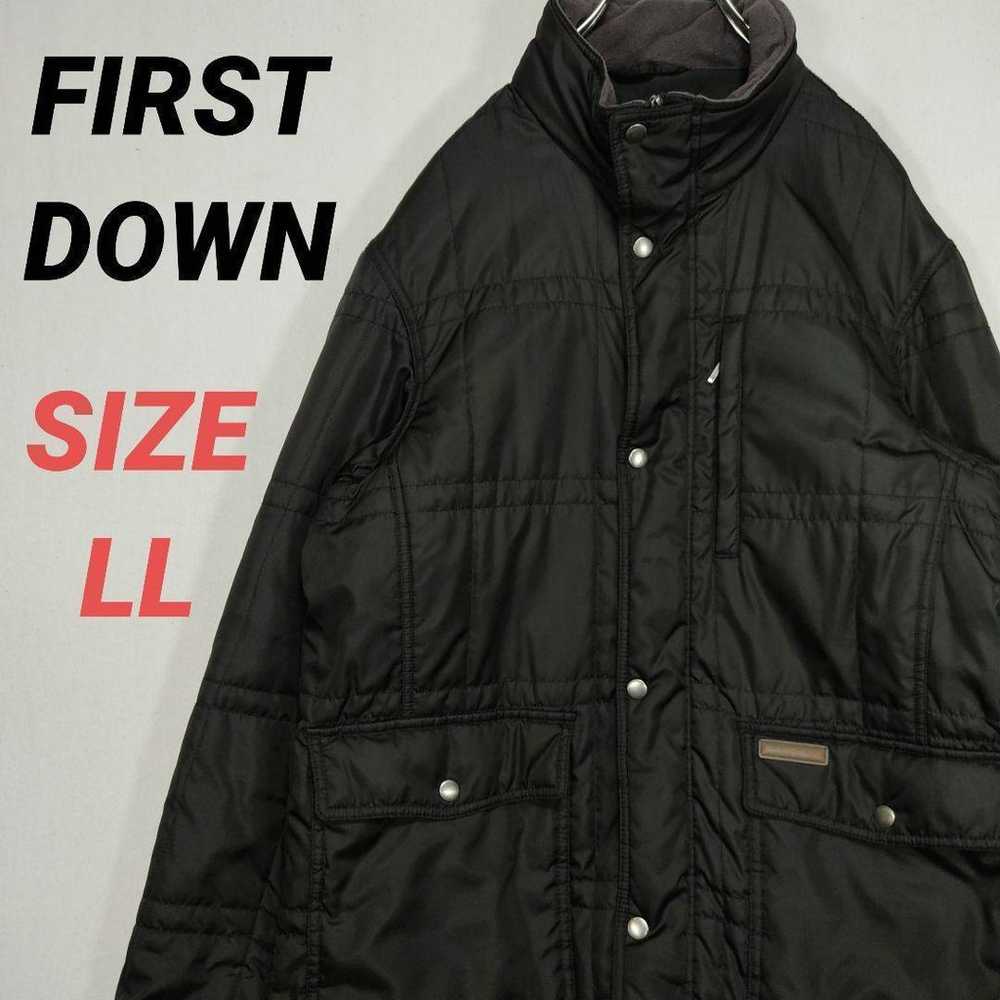 FIRST DOWN First Down Down Jacket Men's Black LL - image 1