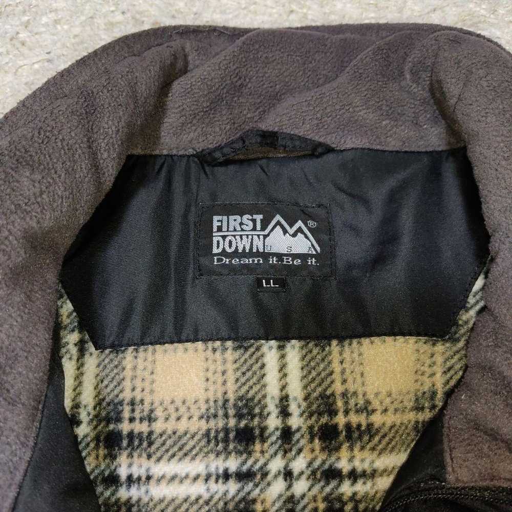 FIRST DOWN First Down Down Jacket Men's Black LL - image 6