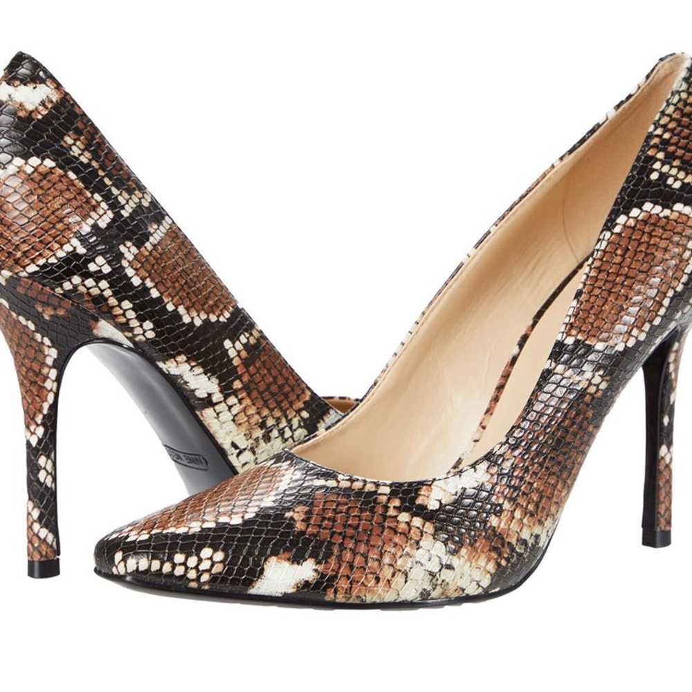 NWT 7.5 Nine West heels/Pumps Snake python stilet… - image 1