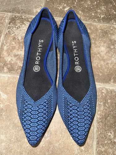 Rothy's Lapis Python Points Snake Print Pointy To… - image 1
