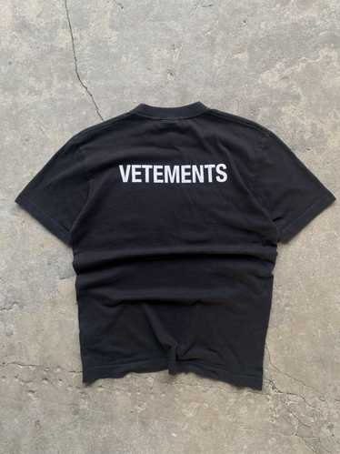 カ*タ様 VETEMENTS STAFF Tシャツ Sサイズ ブラック カ*タ様 VETEMENTS STAFF Tシャツ Sサイズ ブラック VETEMENTS