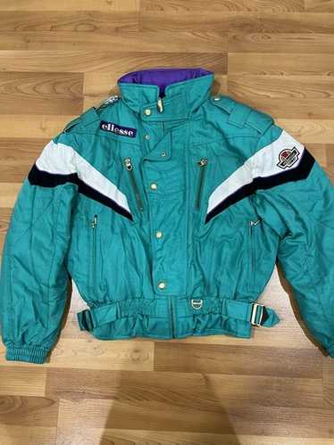 スキーウェア　ellesse ゴールドウィン　ビンテージ Rare!!! Vintage ELLESSE GOLDWIN SKI Heavy Winter Jacket Blue