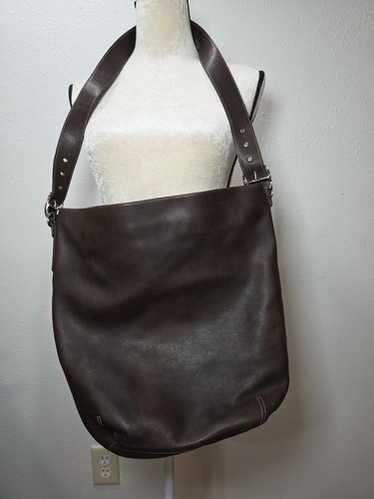 バッグ 90s old coach leather brown bag Vintage Coach Lexington Messenger Bag 1990s K6C-5265