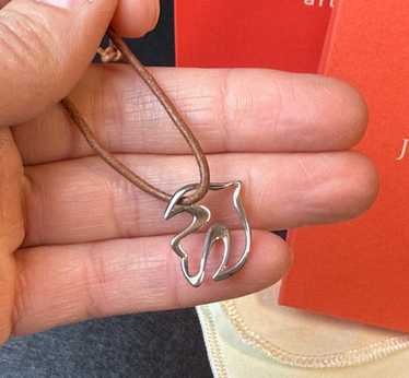 James Avery Sterling Floating Open Dove Pendant o… - image 1