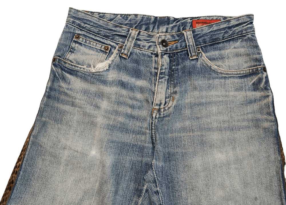 semanticdesign Semantic Side Tape Distressed Denim - image 9