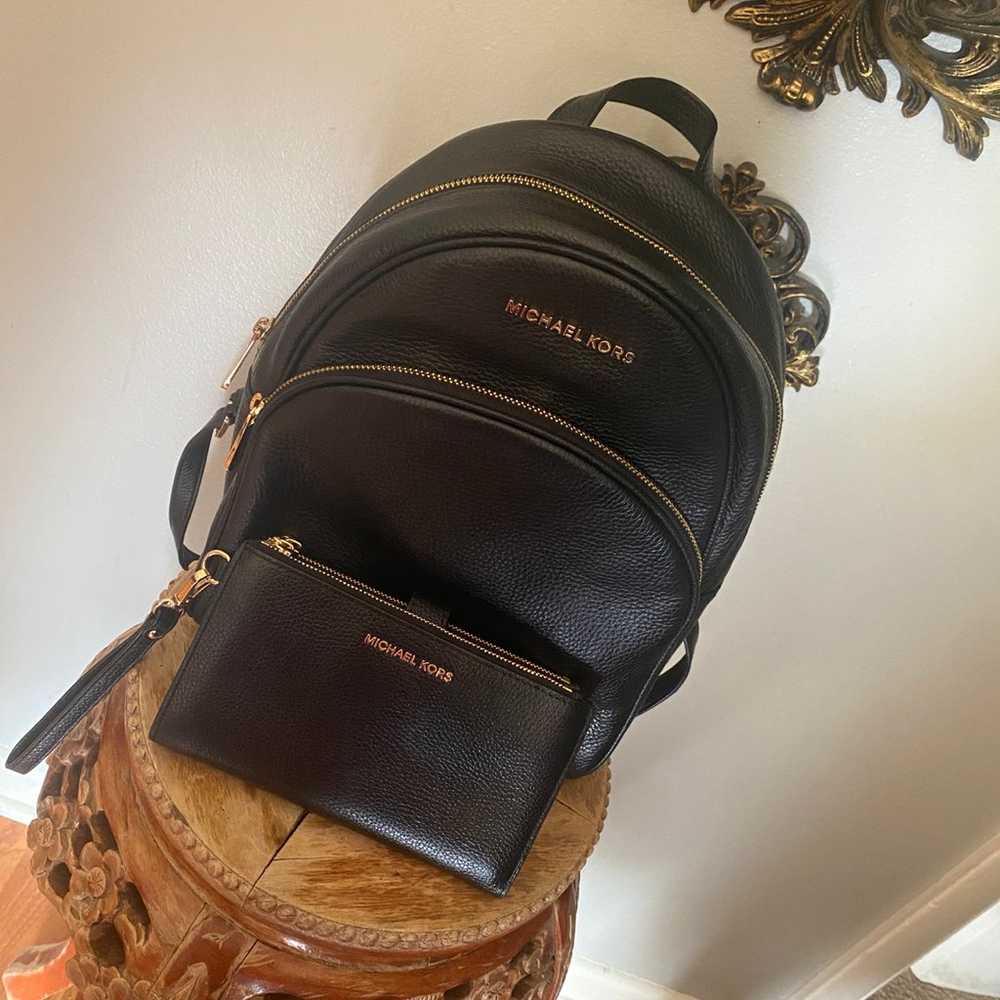 100% Authentic MK Wallet And Authentic MK backpac… - image 1