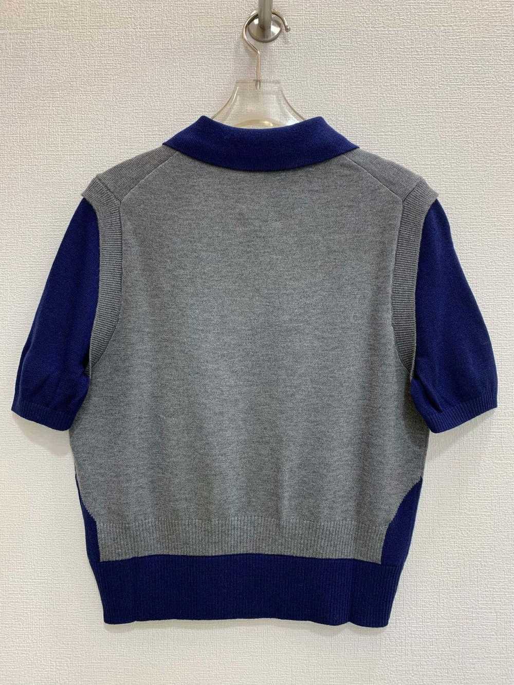 Miu Miu MIU MIU Wool short-sleeved knitted sweater - image 6