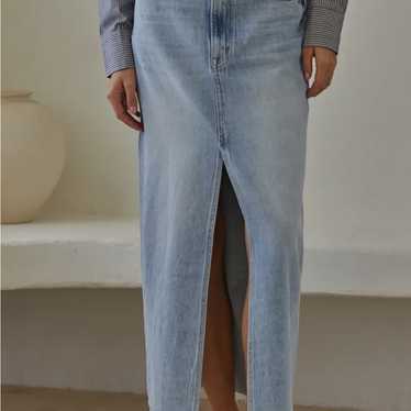 By Together Light Blue Maxi Denim Skirt - image 1