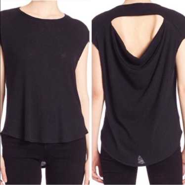 Rag & Bone - Highland Draped Open Back Tee - image 1