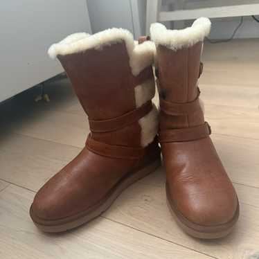 Ugg Chestnut Shearling-Lined Winter Boots - image 1