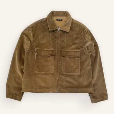 ジャケット・アウター Paul Harnden deerskin jacket brown M Paul Harnden Shoemakers Waxed Elongated Button Down Jacket