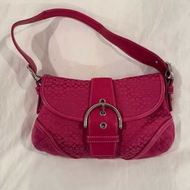 バッグ Coach Soho Signature Shoulder Bag suede Coach soho suede shoulder - Gem