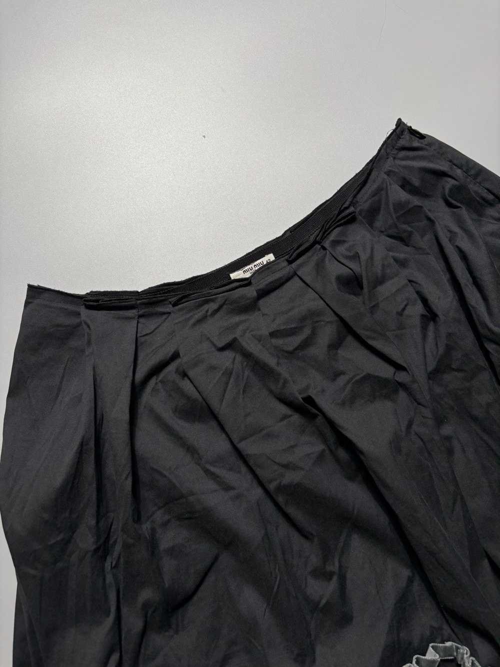 Miu Miu MIU - MIU PRADA RIBBON MIDI SKIRT - image 6