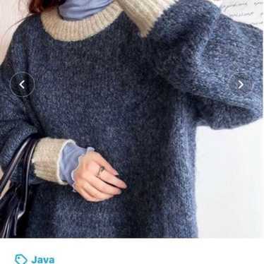 Java 2-way Mix Color Knit Sweater - image 1