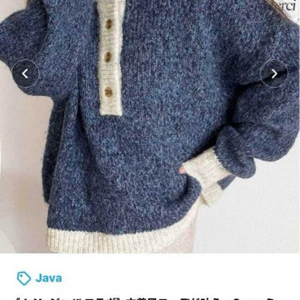 Java 2-way Mix Color Knit Sweater - image 2