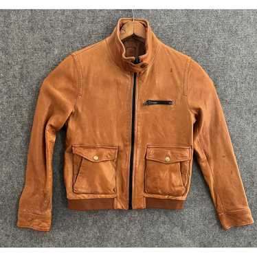 Vintage leather bomber gap jacket - Gem