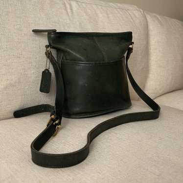 Vintage coach leather green - Gem