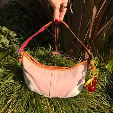 【美品】Coach Pink Salmon Hobo Shoulder Bag 美品】Coach Pink Salmon Hobo Shoulder Bag Coach Madison