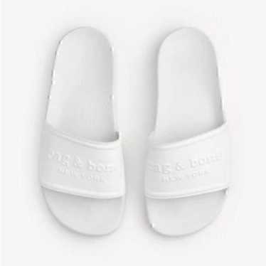 Rag & Bone Pool Slides Nib Size 8 / 38 White / Of… - image 1