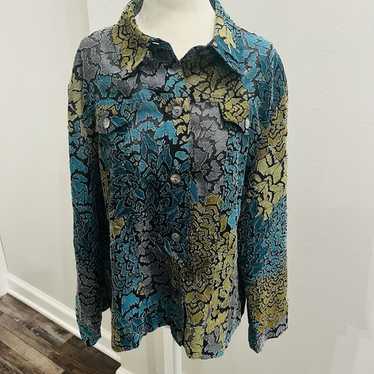 Ruby Rd. Women’s Size 18 Button Front Jacket Styl… - image 1