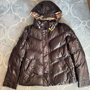 BURBERRY BLUE LABEL ファー付きダウンジャケット 40 中古・古着通販】BURBERRY BLUE LABEL (バーバリーブルー