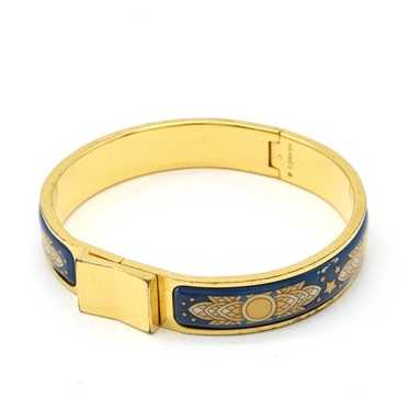 HERMES Click Clack Enamel PM Bangle Bracelet in C… - image 1